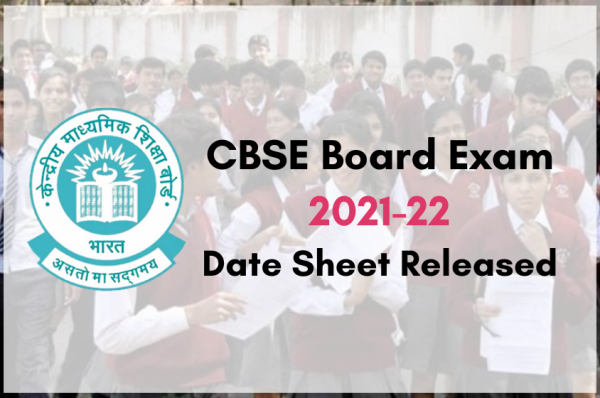 CBSE Date Sheet 2021 22 SaralStudy