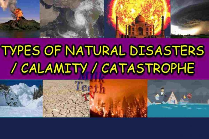 Types of Natural Calamities