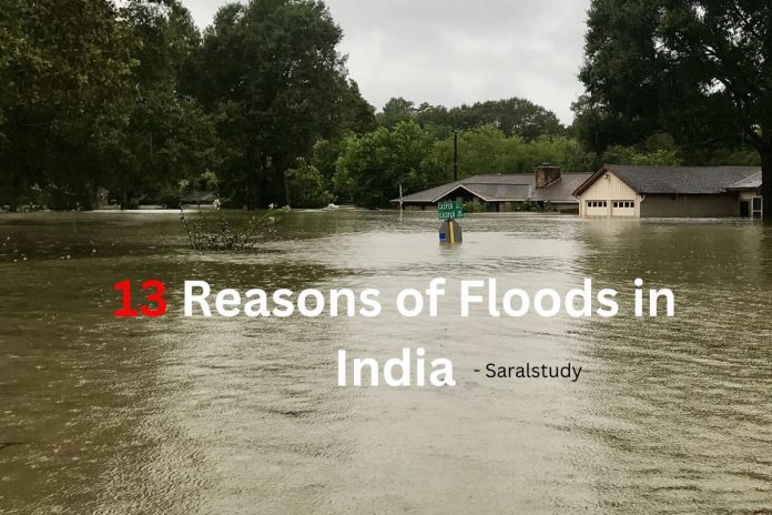 13 Reasons of Floods in India