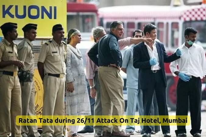 Ratan Tata during 2611 Attack On Taj Hotel 