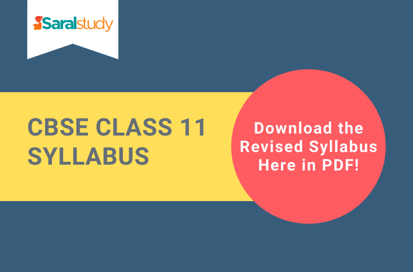 CBSE Class 11 Syllabus