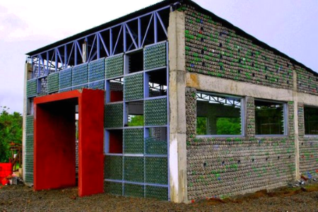 Recycled Pepsi Bottles School, Philippines