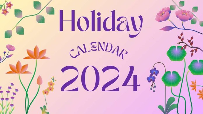 Holiday Calendar 2024