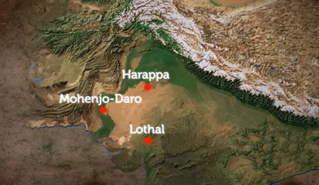 Map of Harappa