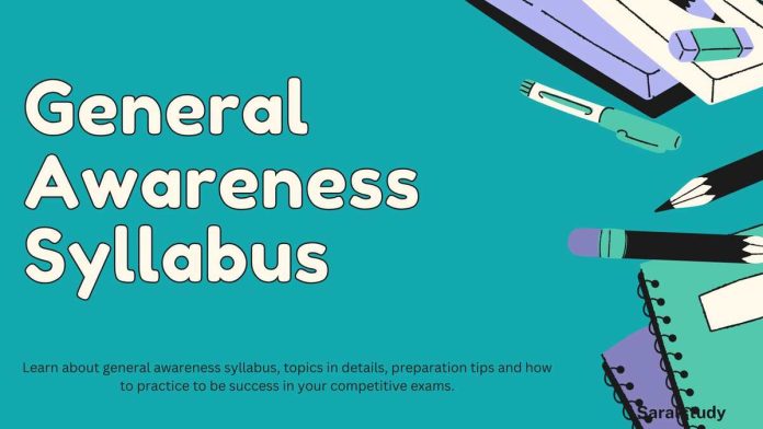 General Awareness Syllabus For Banking Exams