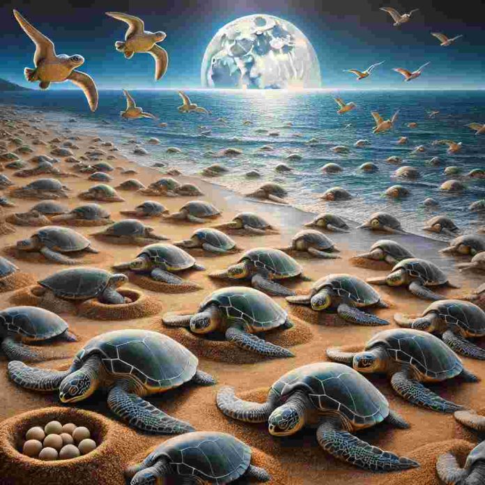 Olive Ridley Turtles