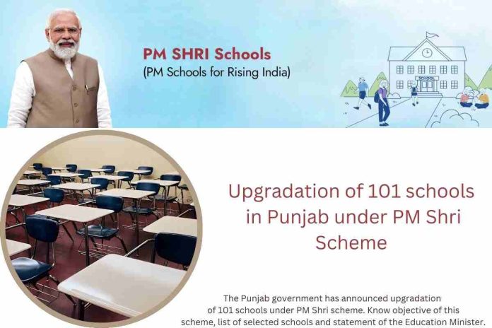 Upgradation of 101 schools